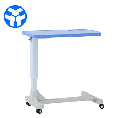 YFT-001 Hospital Furniture Movable Over Bed Table For Patient Dining